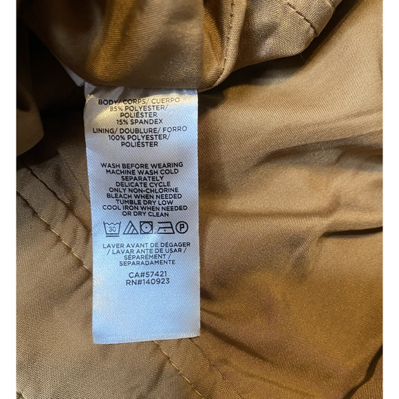 Loft Skirt Womens Size 2P Camel Tan Faux Suede Flippy Mini A Line Preppy Office - Picture 7 of 10